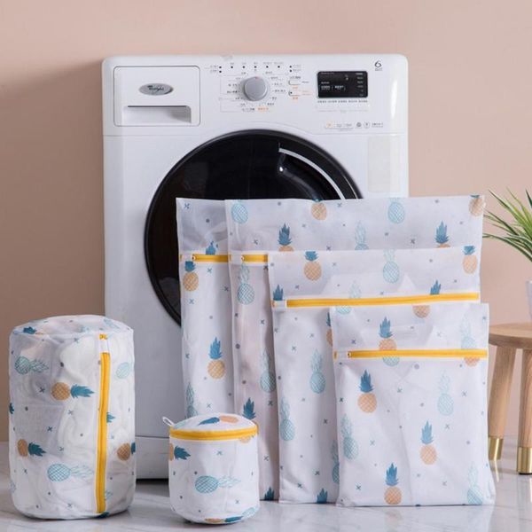 laundry bags 6 sizes pineapple printing zippered mesh polyester clothes bag net for underwear sock machine washing pouch a4t6
laundry bags 6 sizes pineapple printing zippered mesh polyester clothes bag net for underwear sock machine washing pouch a4t6
