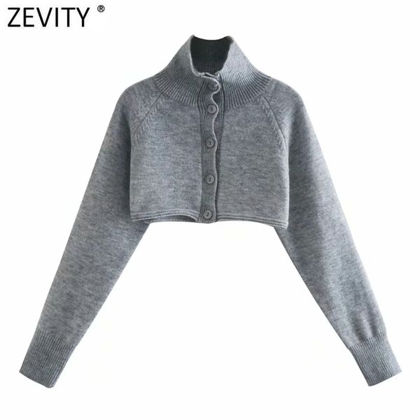 women vintage turtleneck collar button short knitting sweater female basic chic design long sleeve cardigan s656 210416, White;black
women vintage turtleneck collar button short knitting sweater female basic chic design long sleeve cardigan s656 210416, White;black