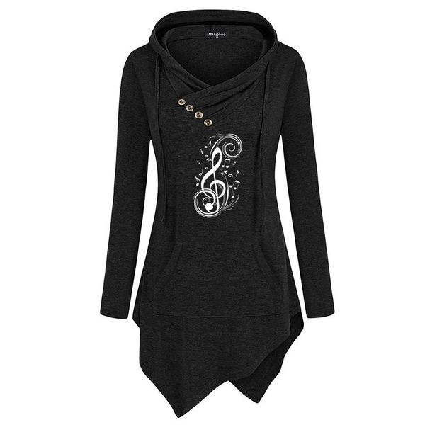 casual dresses 2021 fashion musical note music print women style long sleeve sweatshirt hoodies irregular clothing plus size, Black;gray
casual dresses 2021 fashion musical note music print women style long sleeve sweatshirt hoodies irregular clothing plus size, Black;gray
