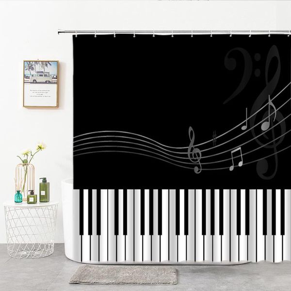 shower curtains with hooks piano key music home bathroom decoration curtain modern bath screen for accessories
shower curtains with hooks piano key music home bathroom decoration curtain modern bath screen for accessories