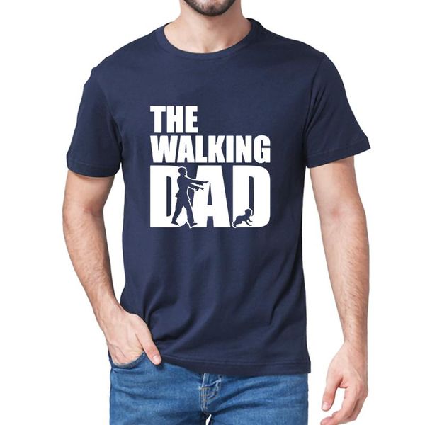 men's t-shirts the walking dad camisetas hombre father's day gifts tees summe 100% cotton novelty t-shirt humor funny women soft, White;black 
men's t-shirts the walking dad camisetas hombre father's day gifts tees summe 100% cotton novelty t-shirt humor funny women soft, White;black