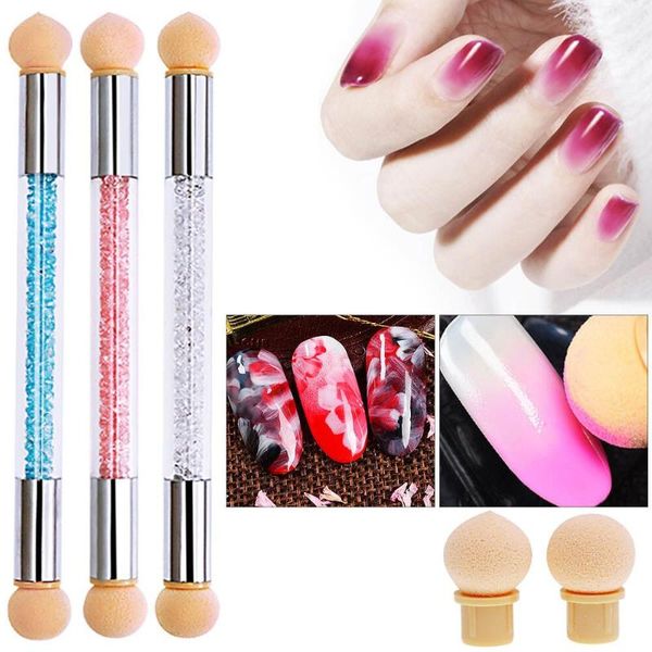 nail brushes sponge heads sharp round color paint pen gradient tool double-headed smudged manicure tools, Yellow
nail brushes sponge heads sharp round color paint pen gradient tool double-headed smudged manicure tools, Yellow