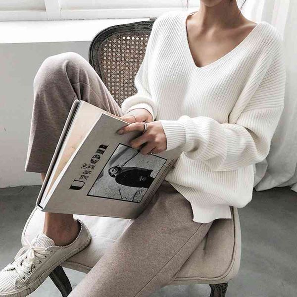 banulin womens sweaters autumn winter v neck batwing sleeve pullover sweater irregular hem knitting casual solid 210603, White;black
banulin womens sweaters autumn winter v neck batwing sleeve pullover sweater irregular hem knitting casual solid 210603, White;black