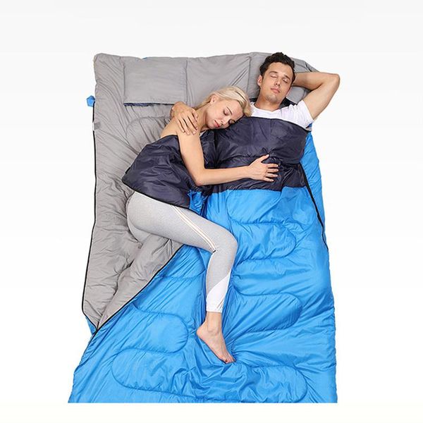 double thickened sleeping bag cold weather waterproof lightweight 2 person for adults outdoor pads
double thickened sleeping bag cold weather waterproof lightweight 2 person for adults outdoor pads