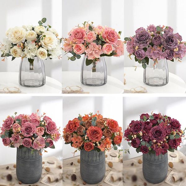 artificial flowers vintage bride holding fake flower retro silk rose bouquet hydrangea peony home wedding decoration accessories decorative
artificial flowers vintage bride holding fake flower retro silk rose bouquet hydrangea peony home wedding decoration accessories decorative