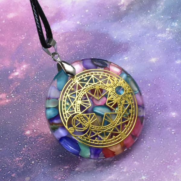 pendant necklaces orgone necklace metatron cube orgonite energy 7 chakras reiki healing emf protection crystal shell, Silver
pendant necklaces orgone necklace metatron cube orgonite energy 7 chakras reiki healing emf protection crystal shell, Silver