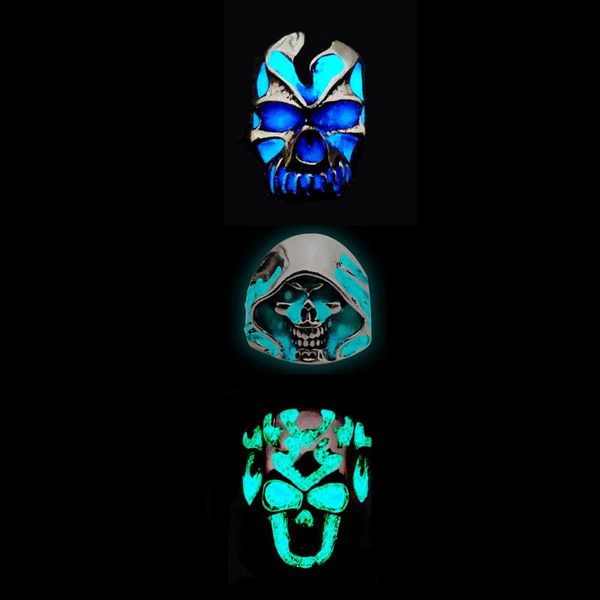 cluster rings vintage adjustable hip hop street rock punk gothic noctilucent luminous glow in the dark skull for men halloween, Golden;silver
cluster rings vintage adjustable hip hop street rock punk gothic noctilucent luminous glow in the dark skull for men halloween, Golden;silver