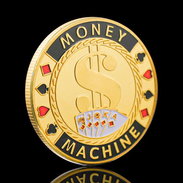 10pcs non magnetic gold plated money machine poker card guard lasvegas fichas challenge coin premier souvenirs collectible coins medal gift
10pcs non magnetic gold plated money machine poker card guard lasvegas fichas challenge coin premier souvenirs collectible coins medal gift