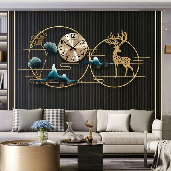 wall clocks big chinese fashion deer clock creative modern luxury living room digital silent reloj pared decor ah50wc
wall clocks big chinese fashion deer clock creative modern luxury living room digital silent reloj pared decor ah50wc