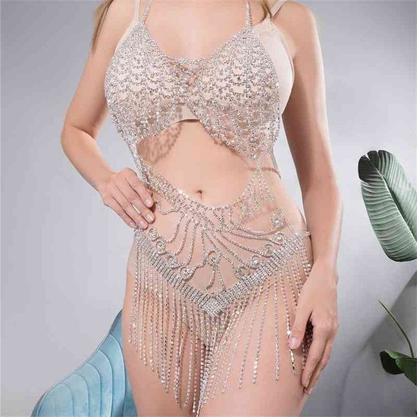 bikini chain suit tassel rhinestone 2021 fashion stage party glass body jewelry water drop belly chains, Silver
bikini chain suit tassel rhinestone 2021 fashion stage party glass body jewelry water drop belly chains, Silver