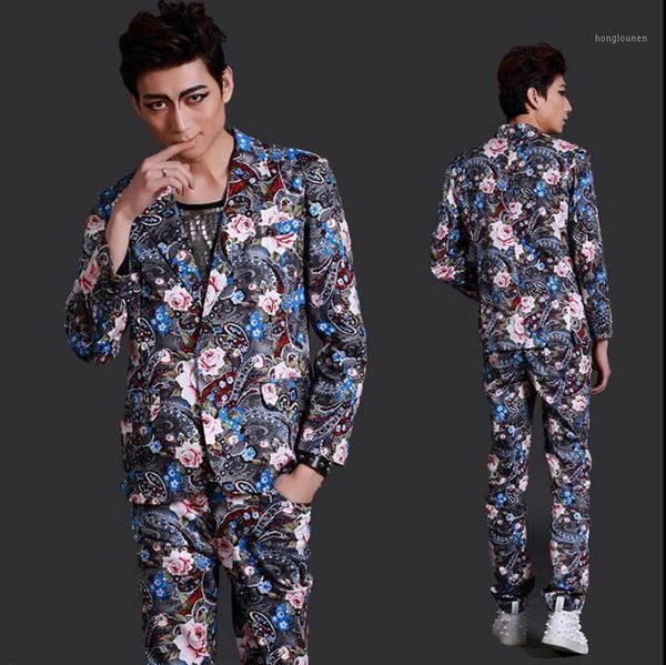 men printing suits designs personalized stage costumes for singers sequin blazer dance clothes jacket style dress punk rock men's & bla, White;black
men printing suits designs personalized stage costumes for singers sequin blazer dance clothes jacket style dress punk rock men's & bla, White;black