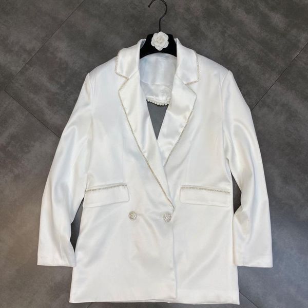 women's suits & blazers fabpop 2021 spring autumn long sleeve notched collar double breasted diamonds buttons white back hollow out sli, White;black
women's suits & blazers fabpop 2021 spring autumn long sleeve notched collar double breasted diamonds buttons white back hollow out sli, White;black