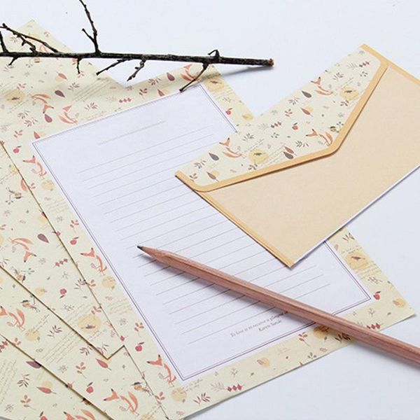 gift wrap 6sheets letter paper & 3pcs envelopes flower printing envelope lovely writing set school supplies
gift wrap 6sheets letter paper & 3pcs envelopes flower printing envelope lovely writing set school supplies