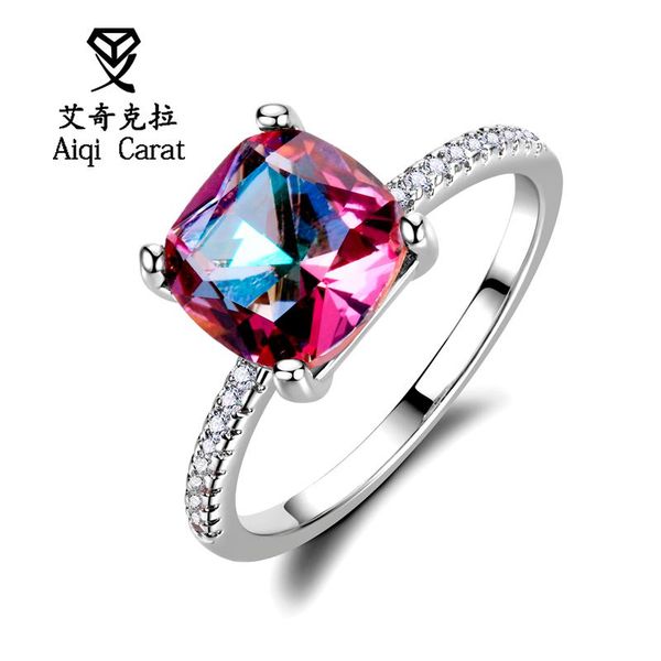 wedding rings aiqi carat ring cz fashion jewelry mysterious rainbow color square party, Slivery;golden
wedding rings aiqi carat ring cz fashion jewelry mysterious rainbow color square party, Slivery;golden
