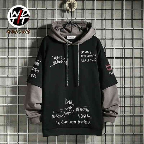 men's hoodies & sweatshirts spring /autumn sweater male retro mock two-piece hooded korean hip hop print sweatshirt loose hoodie f, Black
men's hoodies & sweatshirts spring /autumn sweater male retro mock two-piece hooded korean hip hop print sweatshirt loose hoodie f, Black