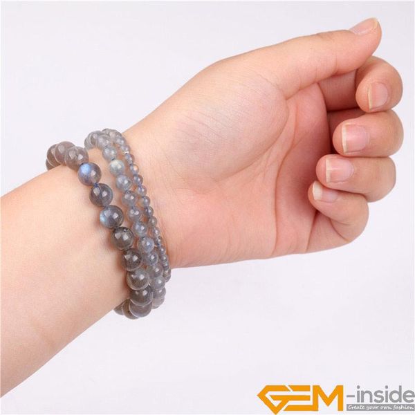 beaded, strands 4/6/8mm real natural gray blue rainbow labradorite handmade stretch chakra bead beaded bracelet for women jewelry 7 1/2 inch, Black
beaded, strands 4/6/8mm real natural gray blue rainbow labradorite handmade stretch chakra bead beaded bracelet for women jewelry 7 1/2 inch, Black