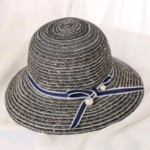 wide brim hats summer straw hat women with pearls sun visor protection beach female bucket foldable for ladies, Blue;gray
wide brim hats summer straw hat women with pearls sun visor protection beach female bucket foldable for ladies, Blue;gray