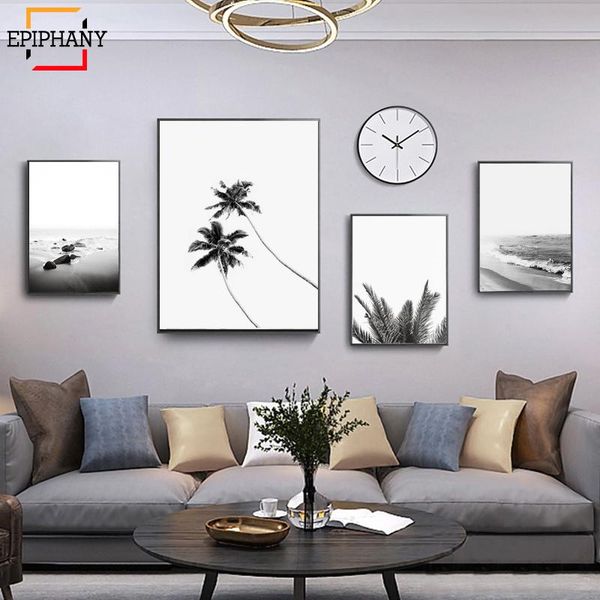 paintings modern beach wall art black and white canvas painting ocean print palm tree picture coastal decor tropical posters prints
paintings modern beach wall art black and white canvas painting ocean print palm tree picture coastal decor tropical posters prints