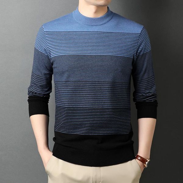 men's sweaters fashion brand knit pullover striped knitted sweater men designer autum winter casual jumper clothing, White;black
men's sweaters fashion brand knit pullover striped knitted sweater men designer autum winter casual jumper clothing, White;black
