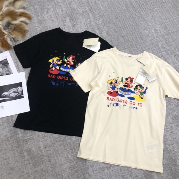 end net red 2021 cartoon printed round neck fashion loose short sleeve t-shirt for women l85j, White
end net red 2021 cartoon printed round neck fashion loose short sleeve t-shirt for women l85j, White