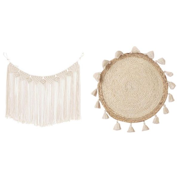 tapestries 2 set woven wall basket hanging tassel artist's home tapestries, round & geometric
tapestries 2 set woven wall basket hanging tassel artist's home tapestries, round & geometric