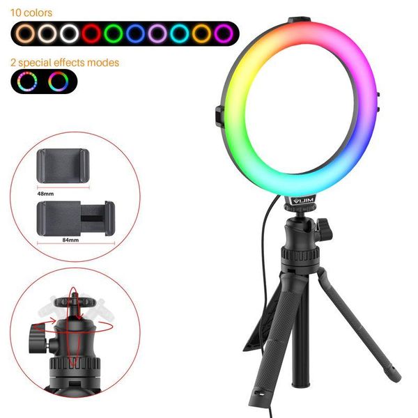 8 inch rgb ring light tripod led selfie with 35.5in extendable stand for youtube tik tok flash heads
8 inch rgb ring light tripod led selfie with 35.5in extendable stand for youtube tik tok flash heads