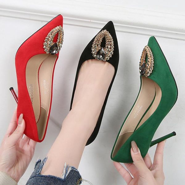 dress shoes 2021 spring and autumn fashion solid color high heels 9cm women's single pointed, Black
dress shoes 2021 spring and autumn fashion solid color high heels 9cm women's single pointed, Black