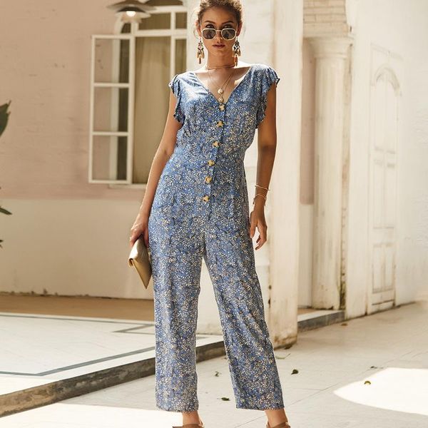 women's jumpsuits & rompers women printed casual slim long jumpsuit summer female ruffles short sleeve v-neck buttons party beach strai, Black;white
women's jumpsuits & rompers women printed casual slim long jumpsuit summer female ruffles short sleeve v-neck buttons party beach strai, Black;white
