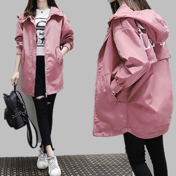 casual dresses spring autumn fashion windbreaker women plus size korean clothes loose mid-length hooded trench coat ladies tide 3x, Black;gray
casual dresses spring autumn fashion windbreaker women plus size korean clothes loose mid-length hooded trench coat ladies tide 3x, Black;gray
