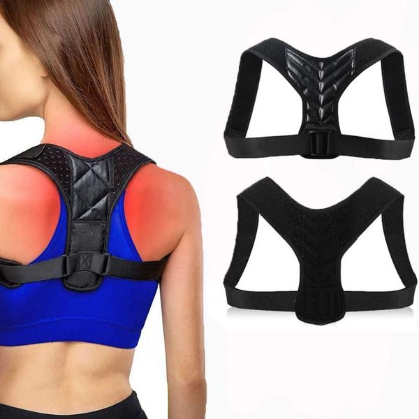 posture corrector back support women men adjustable spine shoulder lumbar brace belt correction prevents slouching, Black;blue
posture corrector back support women men adjustable spine shoulder lumbar brace belt correction prevents slouching, Black;blue