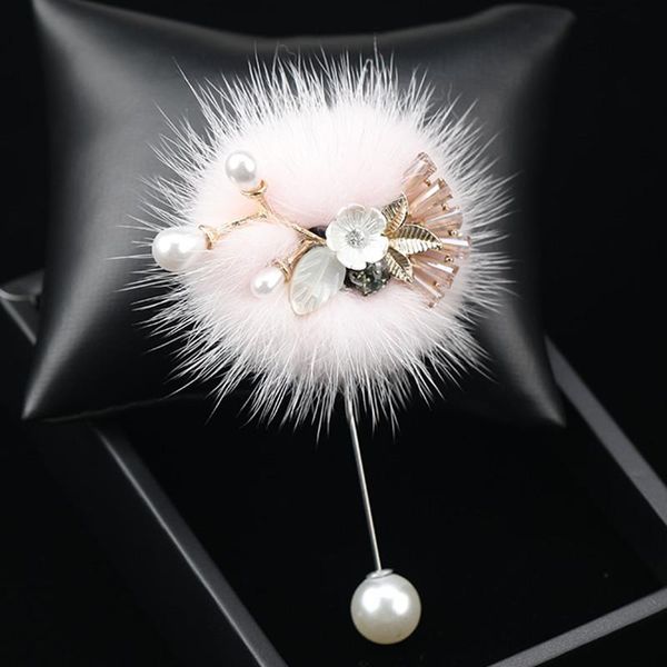 pins, brooches luxury fur ball flower pearl shell crystal lapel pin brooch for women suit dress jewelry wedding accessories online gift buy, Gray
pins, brooches luxury fur ball flower pearl shell crystal lapel pin brooch for women suit dress jewelry wedding accessories online gift buy, Gray