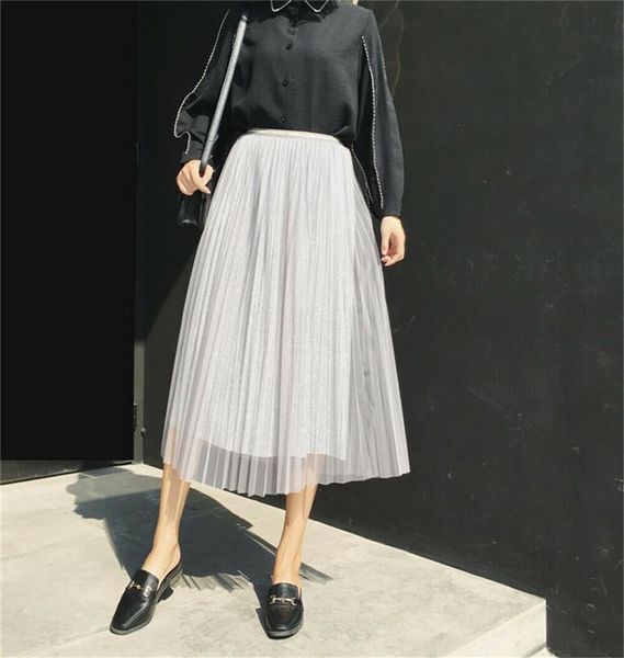 skirts fashion women glitter pleated tulle elastic high waist mesh lady girl shiny tutu skirt summer spring solid black pink
skirts fashion women glitter pleated tulle elastic high waist mesh lady girl shiny tutu skirt summer spring solid black pink