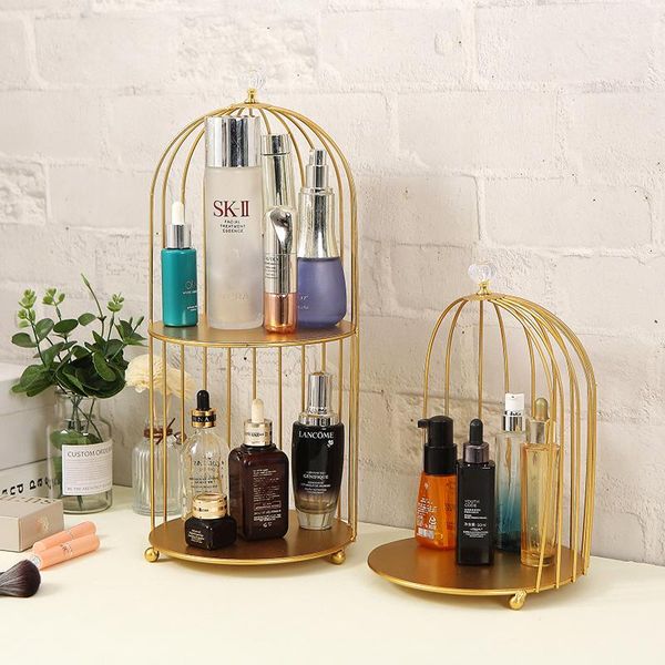 hooks & rails nordic metal bird cage makeup organizer 2 layers jewelry box cosmetic lipstick perfume shelf holder
hooks & rails nordic metal bird cage makeup organizer 2 layers jewelry box cosmetic lipstick perfume shelf holder