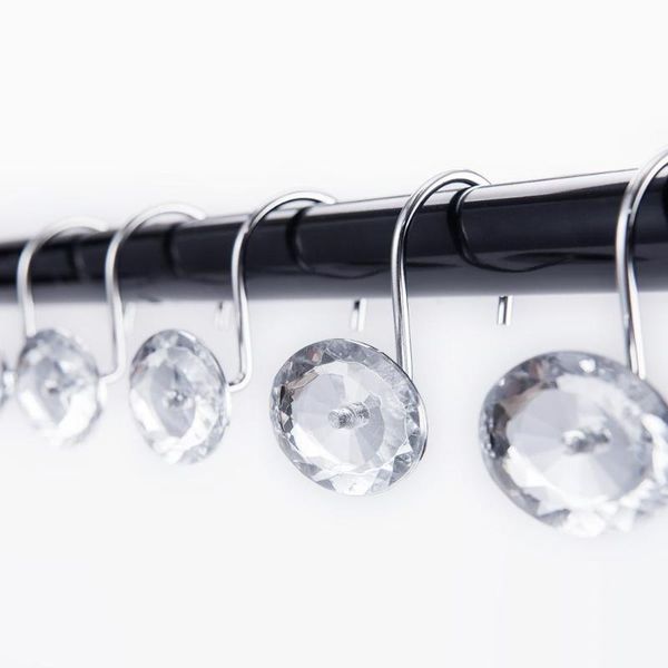robe hooks smartloc 12pcs bathroom shower curtain diamond shape crystal hook bath ring transparent decorative europe organizer home
robe hooks smartloc 12pcs bathroom shower curtain diamond shape crystal hook bath ring transparent decorative europe organizer home