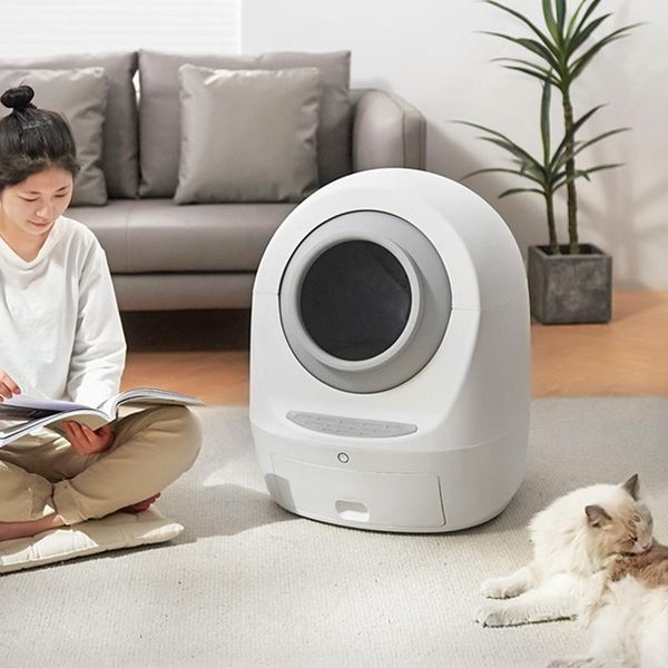 other cat supplies automatic enclosed sterilization self cleaning toilet for cats large litter box sandbox bedpan
other cat supplies automatic enclosed sterilization self cleaning toilet for cats large litter box sandbox bedpan