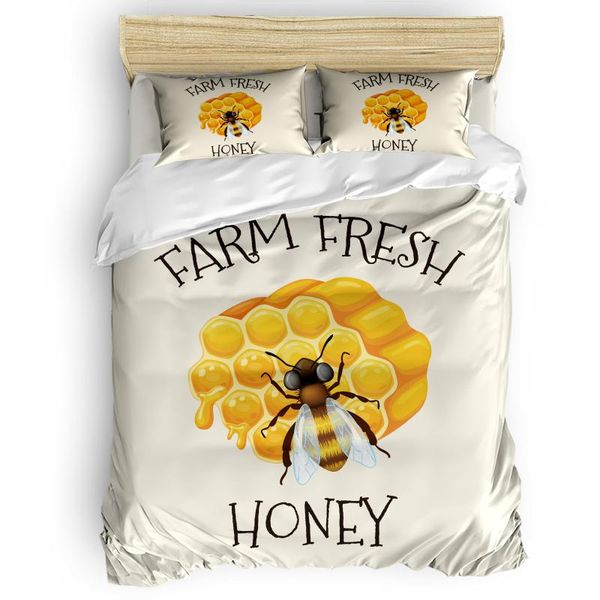 bedding sets farm bee honey hive luxury duvet cover fashion set home decoration bed king size comforter
bedding sets farm bee honey hive luxury duvet cover fashion set home decoration bed king size comforter