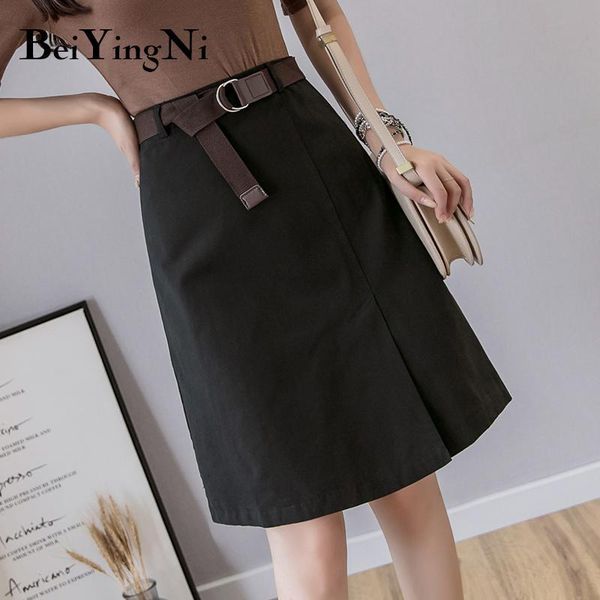 skirts beiyingni jeans skirt casual vintage loose kpop denim women 2021 summer fashion sashes a-line split saias spodnica, Black
skirts beiyingni jeans skirt casual vintage loose kpop denim women 2021 summer fashion sashes a-line split saias spodnica, Black