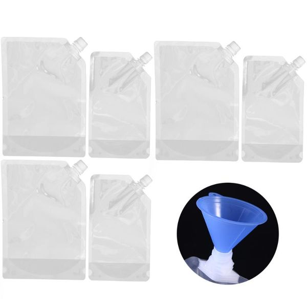 7pcs clear spouted stand pouch liquid soap packaging bpa drink bags for snack tea and drinking (3pcs 1l 3pcs 500ml storage
7pcs clear spouted stand pouch liquid soap packaging bpa drink bags for snack tea and drinking (3pcs 1l 3pcs 500ml storage