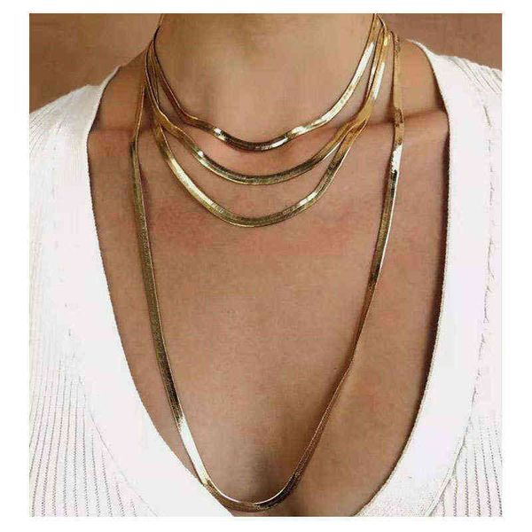 hahagirl fashion multi-layered snake chain necklace for women vintage gold color choker sweater necklace party jewelry gift h1125, Silver
hahagirl fashion multi-layered snake chain necklace for women vintage gold color choker sweater necklace party jewelry gift h1125, Silver