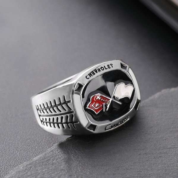 european and american fashion high-end creative new american legendary sports car corvette super running ring mens ring, Silver
european and american fashion high-end creative new american legendary sports car corvette super running ring mens ring, Silver