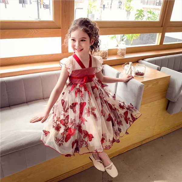 chinese style embroidery hanfu girl dress sundress butterfly red princess girls wedding flower dresses concert, Red;yellow
chinese style embroidery hanfu girl dress sundress butterfly red princess girls wedding flower dresses concert, Red;yellow