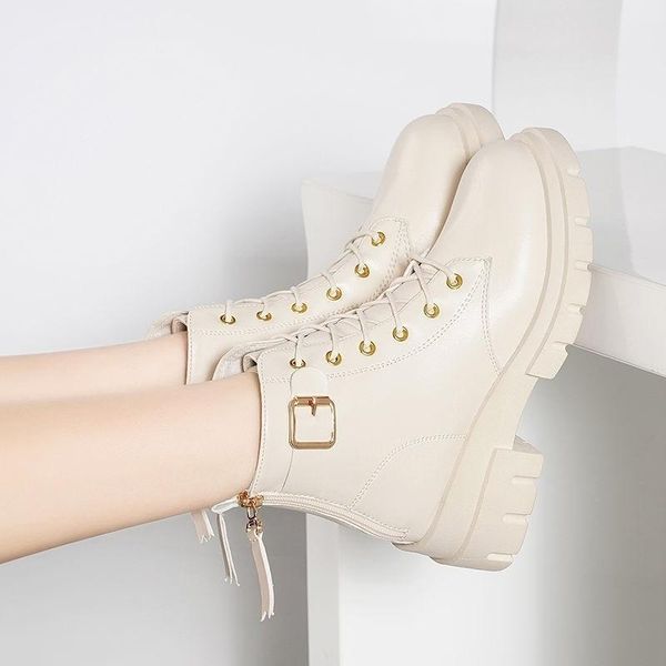 dress shoes boots women's british style autumn winter 2021 short korean student thick soled plush, Black
dress shoes boots women's british style autumn winter 2021 short korean student thick soled plush, Black