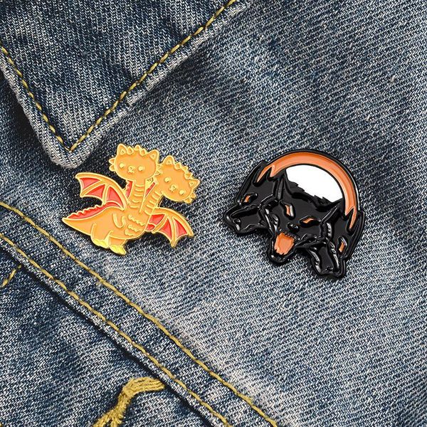 pins, brooches magic world enamel pin custom dragon dog fluffy witchcraft badge bag shirt lapel buckle magician jewelry gift fans, Gray
pins, brooches magic world enamel pin custom dragon dog fluffy witchcraft badge bag shirt lapel buckle magician jewelry gift fans, Gray