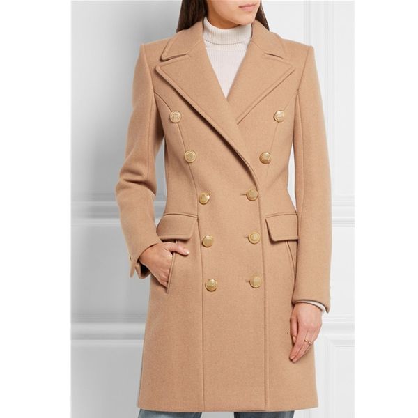 women's wool & blends new arrival winter en coat for women elegant double-breasted military style camel black wild blend long jack
women's wool & blends new arrival winter en coat for women elegant double-breasted military style camel black wild blend long jack