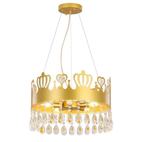 pendant lamps nordic crystal ring lights children's room golden crown princess girl pink bedroom hanging lighting
pendant lamps nordic crystal ring lights children's room golden crown princess girl pink bedroom hanging lighting