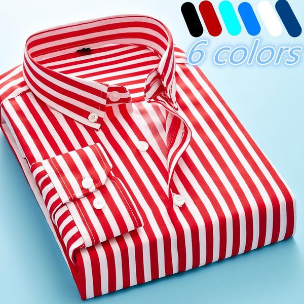 men's casual shirts striped long-sleeved shirt everyday versatile polyester fiber fabric loose breathable lapel single-breasted, White;black
men's casual shirts striped long-sleeved shirt everyday versatile polyester fiber fabric loose breathable lapel single-breasted, White;black