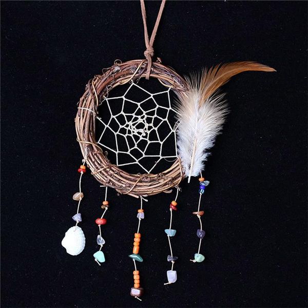 decorative objects & figurines dream catcher with feather handmade boho crochet dreamcatchers home bedroom wall hanging decoration
decorative objects & figurines dream catcher with feather handmade boho crochet dreamcatchers home bedroom wall hanging decoration