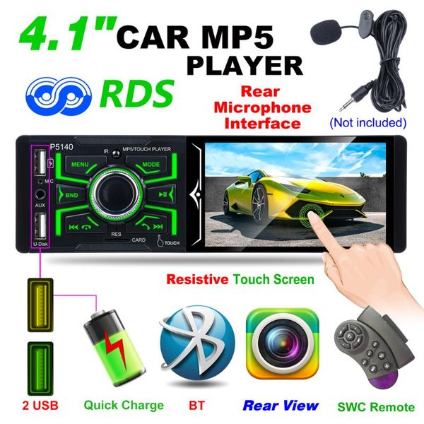 player p5140 dc 12v 4.1"touch screen 1080p 4*50w bluetooth rmvb/avi media subwoofer am fm radio rds mp3 wma mp4 mp5 receiver car dvd
player p5140 dc 12v 4.1"touch screen 1080p 4*50w bluetooth rmvb/avi media subwoofer am fm radio rds mp3 wma mp4 mp5 receiver car dvd
