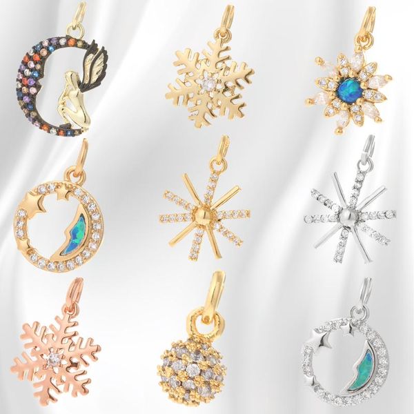 charms moon star snowflake diy pentant for bracelet necklace jewelry making sun copper inlaid zircon cute 2021, Bronze;silver
charms moon star snowflake diy pentant for bracelet necklace jewelry making sun copper inlaid zircon cute 2021, Bronze;silver