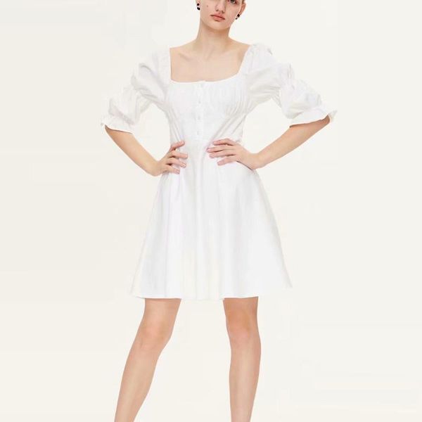 casual dresses women square collar party dress elegant kawaii puff sleeve solid color beach summer mini vestidos plus size, Black;gray
casual dresses women square collar party dress elegant kawaii puff sleeve solid color beach summer mini vestidos plus size, Black;gray